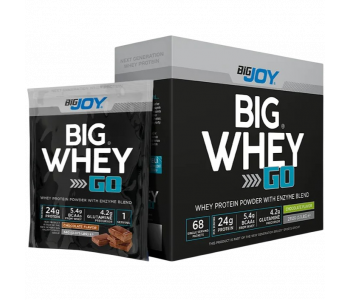 BigJoy Sports BigWhey Go Whey Protein 68 Şase - Çikolata