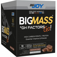 Bigjoy Sports Big Mass +GH Factors 18 Saşe - Çikolata Bigjoy Sports Big Mass +GH Factors 18 Saşe - Çikolata