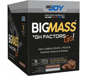 Bigjoy Sports Big Mass +GH Factors 18 Saşe - Çikolata