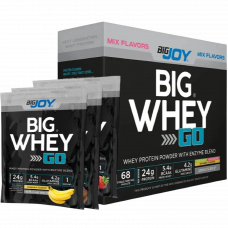 BigJoy Sports BigWhey Go Whey Protein 68 Şase - Karışık BigJoy Sports BigWhey Go Whey Protein 68 Şase - Karışık