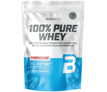 BioTechUSA 100% Pure Whey 454 Gr - Çilek