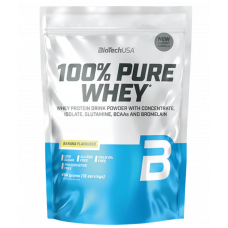 BioTechUSA 100% Pure Whey 454 Gr - Muz BioTechUSA 100% Pure Whey 454 Gr - Muz