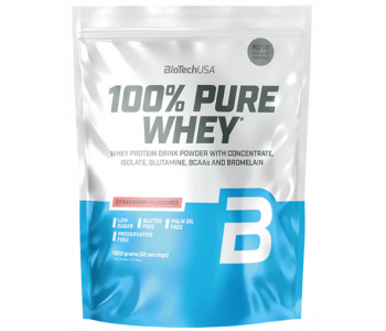 BioTechUSA 100% Pure Whey 1000 Gr - Çilek