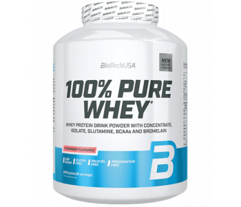 BioTechUSA 100% Pure Whey 2270 Gr - Çilek BioTechUSA 100% Pure Whey 2270 Gr - Çilek