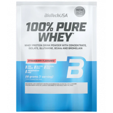 BioTechUSA 100% Pure Whey 28 Gr - Çilek BioTechUSA 100% Pure Whey 28 Gr - Çilek