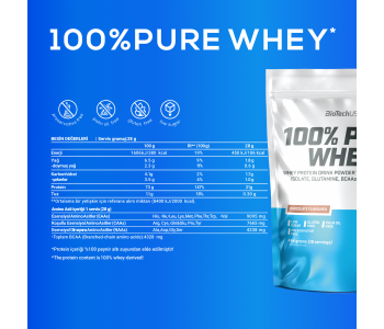 BioTechUSA 100% Pure Whey 454 Gr - Çikolata BioTechUSA 100% Pure Whey 454 Gr - Çikolata