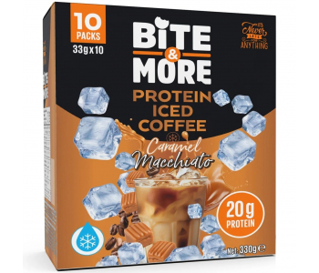 Bite&More Caramel Macchiato Proteinli Soğuk Kahve 33 Gr x 10 Adet