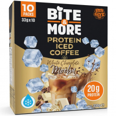 Bite&More White Chocolate Mocha Proteinli Soğuk Kahve 33 Gr x 10 Adet
