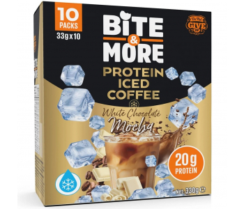 Bite&More White Chocolate Mocha Proteinli Soğuk Kahve 33 Gr x 10 Adet