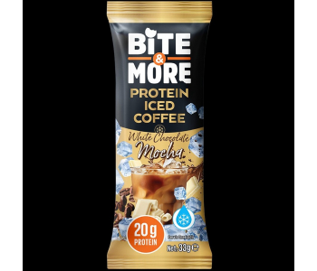 Bite&More White Chocolate Mocha Proteinli Soğuk Kahve 33 Gr x 10 Adet
