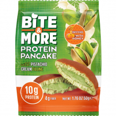 Bite&More Antep Fıstıklı Protein Pankek 50 Gr x 12 Adet
