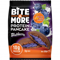 Bite&More Yaban Mersinli Protein Pankek 50 Gr x 12 Adet Bite&More Yaban Mersinli Protein Pankek 50 Gr x 12 Adet