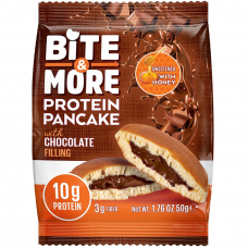 Bite&More Çikolatalı Protein Pankek 50 Gr x 12 Adet