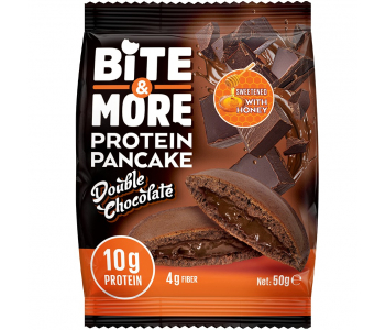 Bite&More Çift Çikolatalı Protein Pankek 50 Gr x 12 Adet