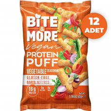 Bite&More Sebzeli Vegan Protein Puff 50 Gr