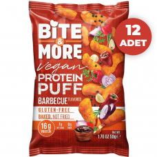 Bite&More Barbekülü Vegan Protein Puff 50 Gr