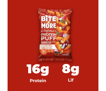 Bite&More Barbekülü Vegan Protein Puff 50 Gr Bite&More Barbekülü Vegan Protein Puff 50 Gr