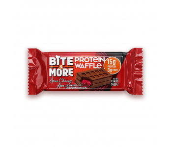 Bite&More Kakaolu Vişne Kremalı Protein Waffle 55 Gr x 12 Adet Bite&More Kakaolu Vişne Kremalı Protein Waffle 55 Gr x 12 Adet