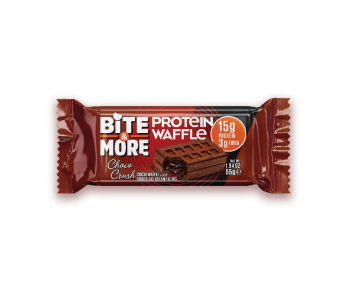 Bite&More Kakaolu Çikolata Kremalı Protein Waffle 55 Gr x 12 Adet