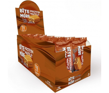 Bite&More Fındık Kremalı Protein Waffle 55 Gr x 12 Adet