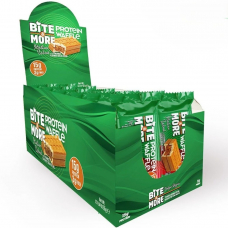 Bite&More Tiramisu Kremalı Protein Waffle 55 Gr x 12 Adet