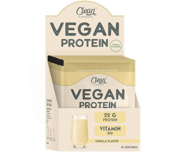 Clean Powders Vegan Protein 30 Gr 10 Saşe - Vanilya Clean Powders Vegan Protein 30 Gr 10 Saşe - Vanilya