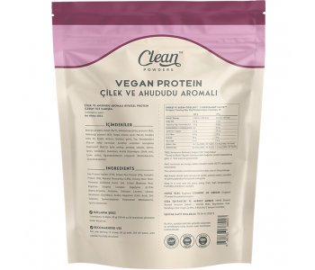 Clean Powders Vegan Protein 600 Gr - Kırmızı Meyve