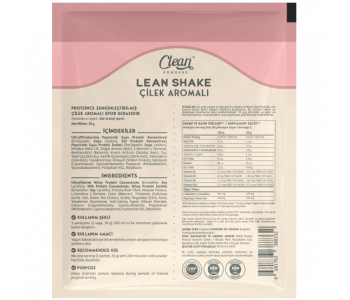 Clean Powders Lean Shake 30 Gr 10 Saşe - Çilek Clean Powders Lean Shake 30 Gr 10 Saşe - Çilek