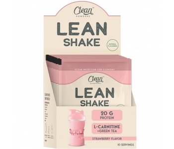 Clean Powders Lean Shake 30 Gr 10 Saşe - Çilek Clean Powders Lean Shake 30 Gr 10 Saşe - Çilek