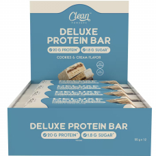 Clean Powders Deluxe Protein Bar 55 Gr 12 Adet - Cookies Cream