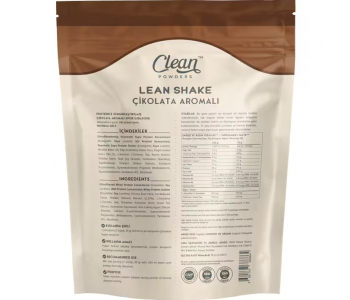 Clean Powders Lean Shake 600 Gr - Çikolata Clean Powders Lean Shake 600 Gr - Çikolata