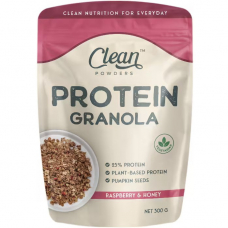 Clean Powders Protein Granola 300 Gr - Ahududu & Bal Clean Powders Protein Granola 300 Gr - Ahududu & Bal