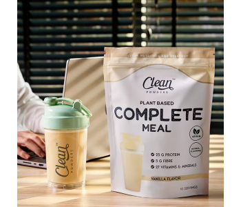 Clean Powders Plant Based Complete Meal 600 Gr - Vanilya Clean Powders Plant Based Complete Meal 600 Gr - Vanilya