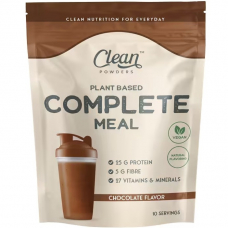 Clean Powders Plant Based Complete Meal 600 Gr - Çikolata Clean Powders Plant Based Complete Meal 600 Gr - Çikolata