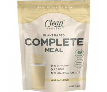 Clean Powders Plant Based Complete Meal 600 Gr - Vanilya Clean Powders Plant Based Complete Meal 600 Gr - Vanilya