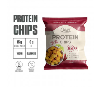 Clean Powders Protein Chips 50 Gr 12 Adet - Acı Biber ve Limon Clean Powders Protein Chips 50 Gr 12 Adet - Acı Biber ve Limon
