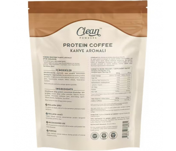 Clean Powders Protein Coffee 500 Gr - Kahve Clean Powders Protein Coffee 500 Gr - Kahve