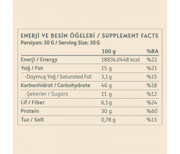 Clean Powders Protein Granola 300 Gr - Ahududu & Bal Clean Powders Protein Granola 300 Gr - Ahududu & Bal