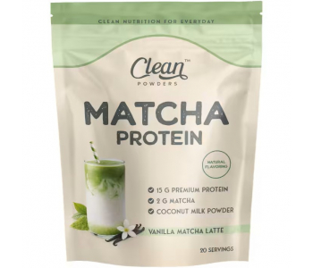 Clean Powders Matcha Protein 440 Gr - Vanilya Clean Powders Matcha Protein 440 Gr - Vanilya