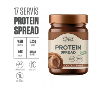 Clean Powders Protein Spread 350 Gr - Çikolata Clean Powders Protein Spread 350 Gr - Çikolata