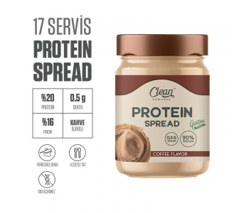 Clean Powders Protein Spread 350 Gr - Kahve