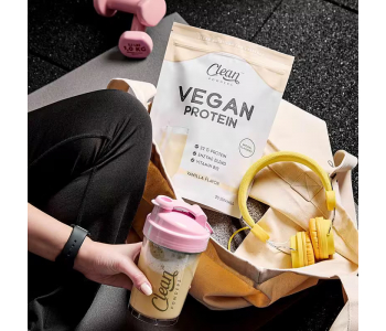 Clean Powders Vegan Protein 600 Gr - Kahve Clean Powders Vegan Protein 600 Gr - Kahve