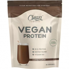 Clean Powders Vegan Protein 600 Gr - Kahve Clean Powders Vegan Protein 600 Gr - Kahve