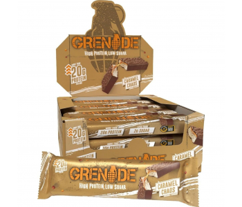 Grenade Protein Bar 60 Gr 12 Adet - Caramel Chaos Grenade Protein Bar 60 Gr 12 Adet - Caramel Chaos