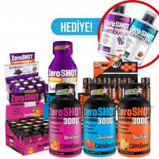 ZeroSHOT Paket - Zeroshot 480 ml L-Carnitine Hediye!