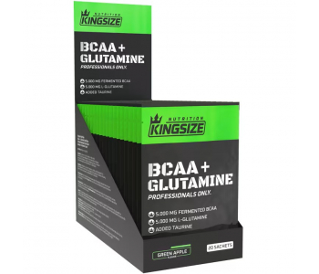 Kingsize Nutrition Bcaa+Glutamine 12 Gr 20 Saşe - Yeşil Elma