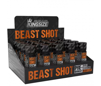 Kingsize Nutrition Beast Shot Pre-Workout 60 ML 20 Adet - Şeftali