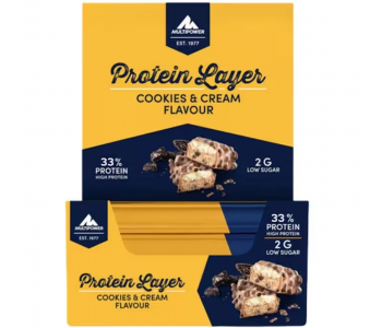 Multipower Protein Layer 50 Gr 18 Adet - Kurabiye Multipower Protein Layer 50 Gr 18 Adet - Kurabiye