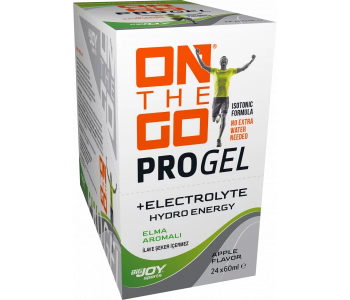 On The Go Progel + Electrolyte 24 x 60 ml Yeşil Elma