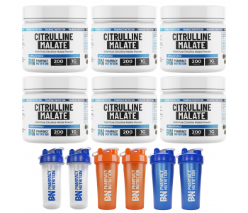 Pharmacy Citrulline Malate 200 Gr 6'lı Paket - Shaker Hediyeli Pharmacy Citrulline Malate 200 Gr 6'lı Paket - Shaker Hediyeli